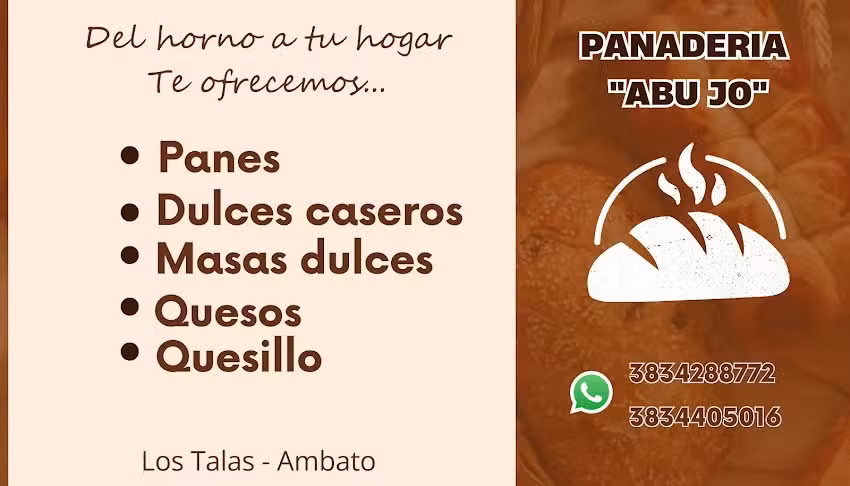 Panader&iacute;a &ldquo;ABU JO&rdquo;
